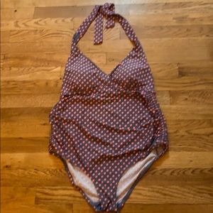 Beach bump by motherhood maternity bathing suit